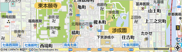 京都府京都市下京区笹屋町275周辺の地図