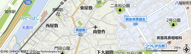 愛知県知多市新知南惣作周辺の地図