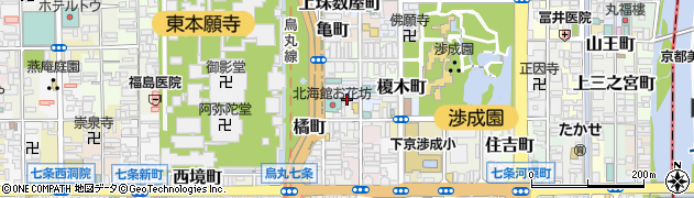 京都府京都市下京区笹屋町269周辺の地図