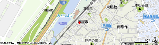 愛知県知多市新知西屋敷71周辺の地図