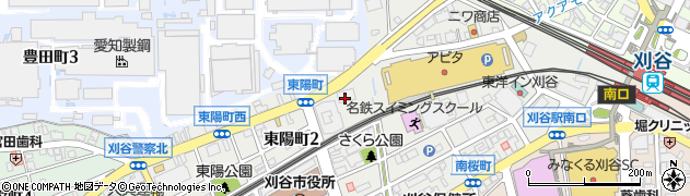 日本生命保険相互会社　刈谷支社周辺の地図