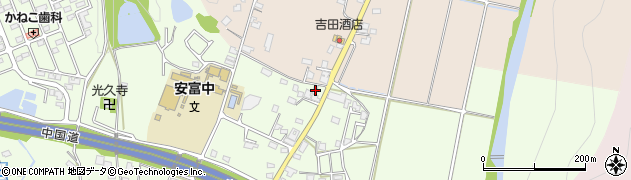兵庫県姫路市安富町安志356周辺の地図