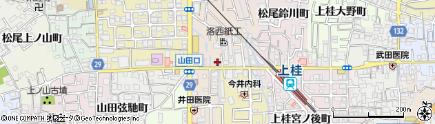 京都中央信用金庫上桂支店周辺の地図