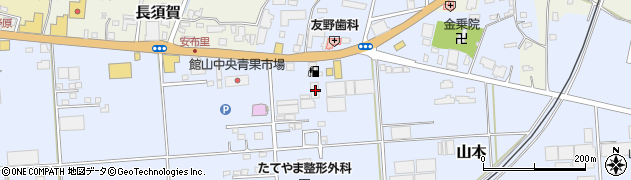 千葉県館山市安布里450周辺の地図