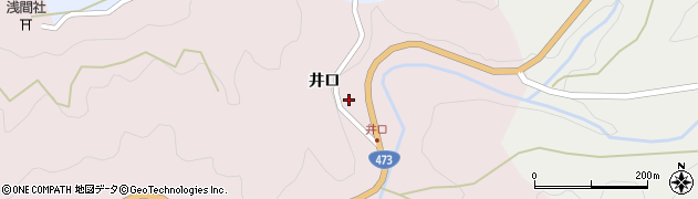 愛知県岡崎市桜形町（井口）周辺の地図
