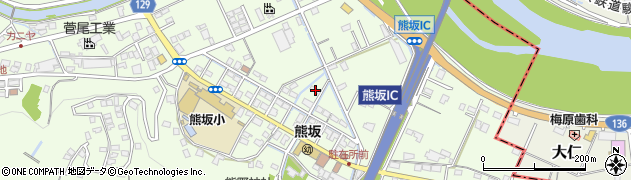 静岡県伊豆市熊坂386周辺の地図