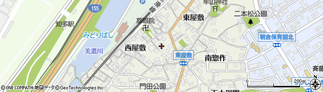 愛知県知多市新知西屋敷11周辺の地図