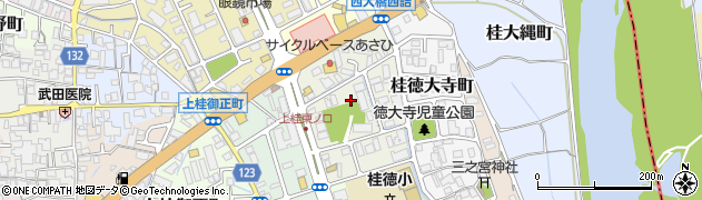 京都府京都市西京区桂徳大寺北町周辺の地図
