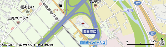日本通運株式会社　三重航空支店四日市オペレーションセンター周辺の地図