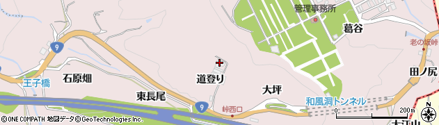 京都府亀岡市篠町王子（道登り）周辺の地図