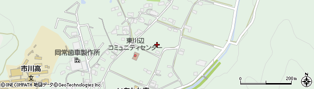兵庫県市川町（神崎郡）東川辺周辺の地図