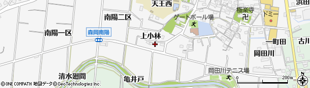 愛知県東浦町（知多郡）森岡（下小林）周辺の地図