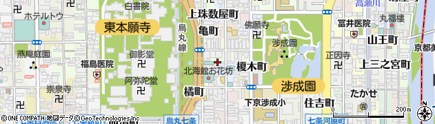 京都府京都市下京区笹屋町264周辺の地図