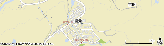 愛知県岡崎市米河内町（開元）周辺の地図