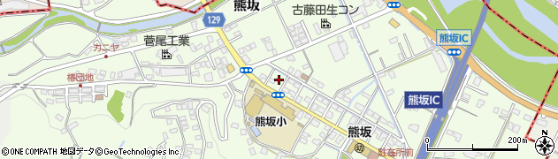 静岡県伊豆市熊坂616周辺の地図