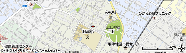 三重県四日市市大宮町周辺の地図