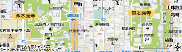 京都府京都市下京区紅葉町周辺の地図