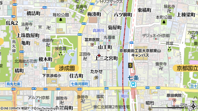 〒600-8137 京都府京都市下京区十禅師町の地図