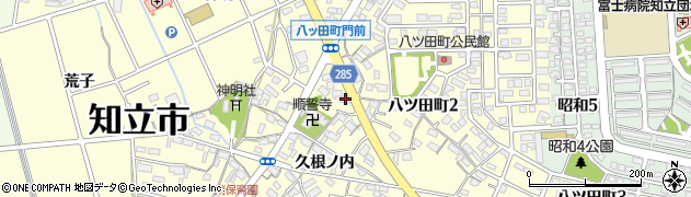 愛知県知立市八ツ田町門前8周辺の地図