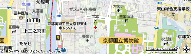 京都府京都市東山区塗師屋町611周辺の地図