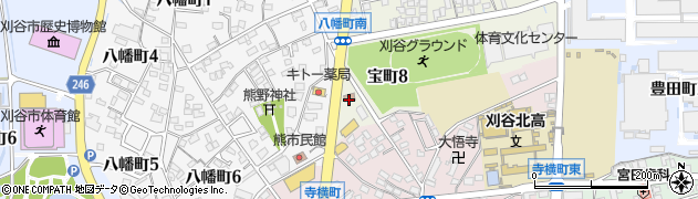 刈谷本町郵便局 ＡＴＭ周辺の地図