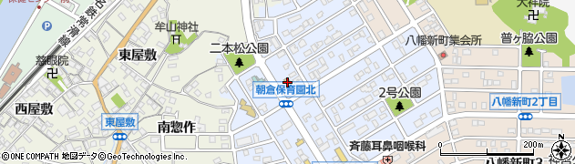 ローソンストア１００知多朝倉町店周辺の地図