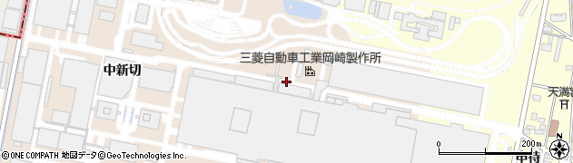 愛知県岡崎市橋目町御茶屋場周辺の地図