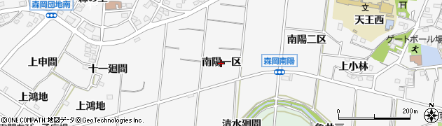 愛知県東浦町（知多郡）森岡（南陽一区）周辺の地図