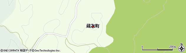 愛知県岡崎市蔵次町周辺の地図