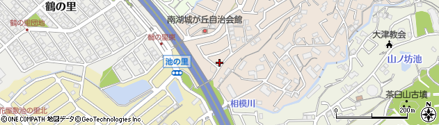 滋賀県大津市湖城が丘22-46周辺の地図
