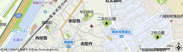愛知県知多市新知北惣作周辺の地図