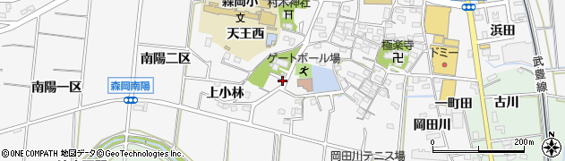 愛知県東浦町（知多郡）森岡（杉之内）周辺の地図