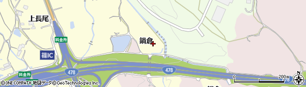 京都府亀岡市篠町篠鍋倉周辺の地図