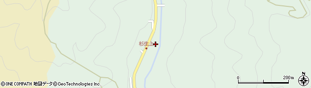 兵庫県川辺郡猪名川町杉生丸畑周辺の地図