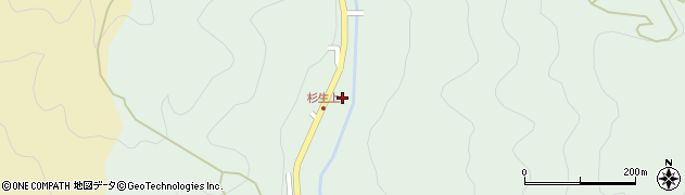 兵庫県猪名川町（川辺郡）杉生（丸畑）周辺の地図