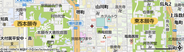 京都府京都市下京区柳町341周辺の地図
