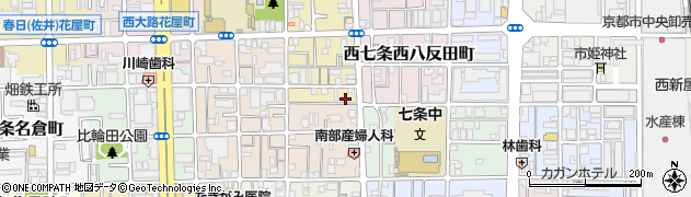 京都府京都市下京区西七条東石ケ坪町118周辺の地図