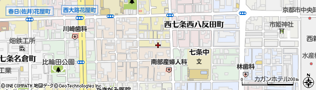 京都府京都市下京区西七条東石ケ坪町117周辺の地図