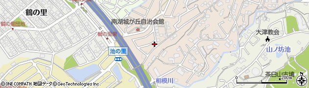滋賀県大津市湖城が丘22-42周辺の地図