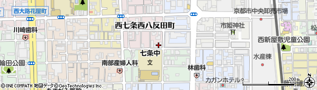 京都府京都市下京区西七条西八反田町129周辺の地図