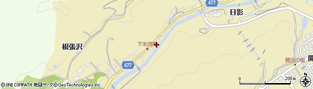愛知県岡崎市米河内町（ウバヤゲ）周辺の地図