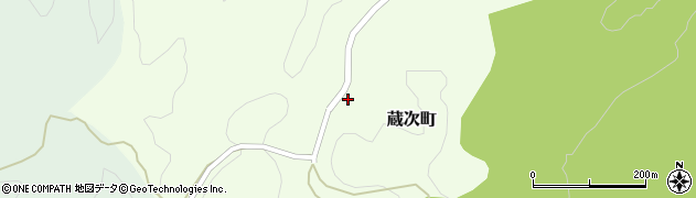 愛知県岡崎市蔵次町（前田）周辺の地図
