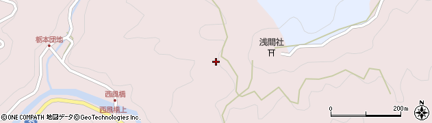 愛知県岡崎市桜形町（入山）周辺の地図