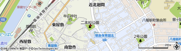 朝倉1号公園周辺の地図