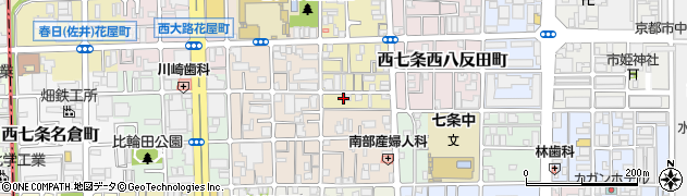 京都府京都市下京区西七条東石ケ坪町93周辺の地図
