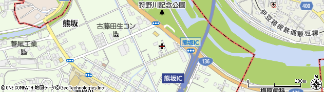 静岡県伊豆市熊坂451周辺の地図