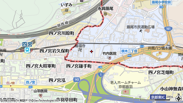 〒520-0063 滋賀県大津市横木の地図