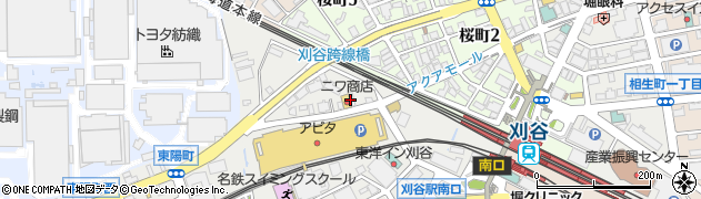三鈴美容室桜町店周辺の地図