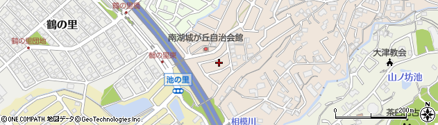 滋賀県大津市湖城が丘22-28周辺の地図