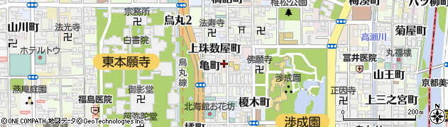 京都府京都市下京区筒金町49周辺の地図